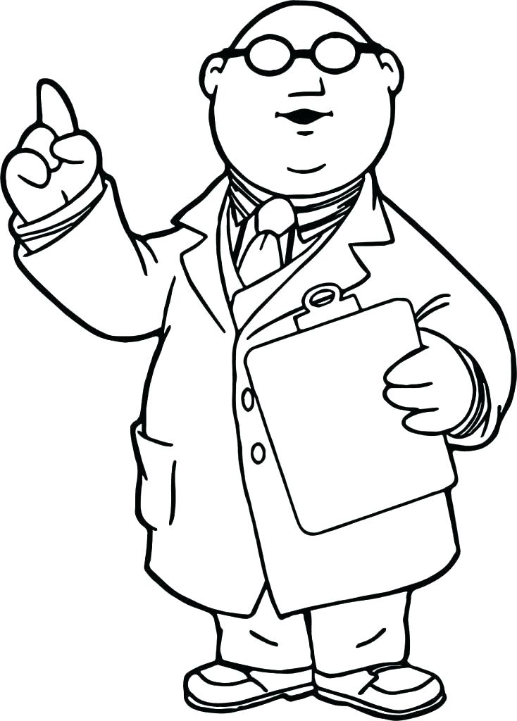 Dibujo de Grande Médico para Colorear y Imprimir