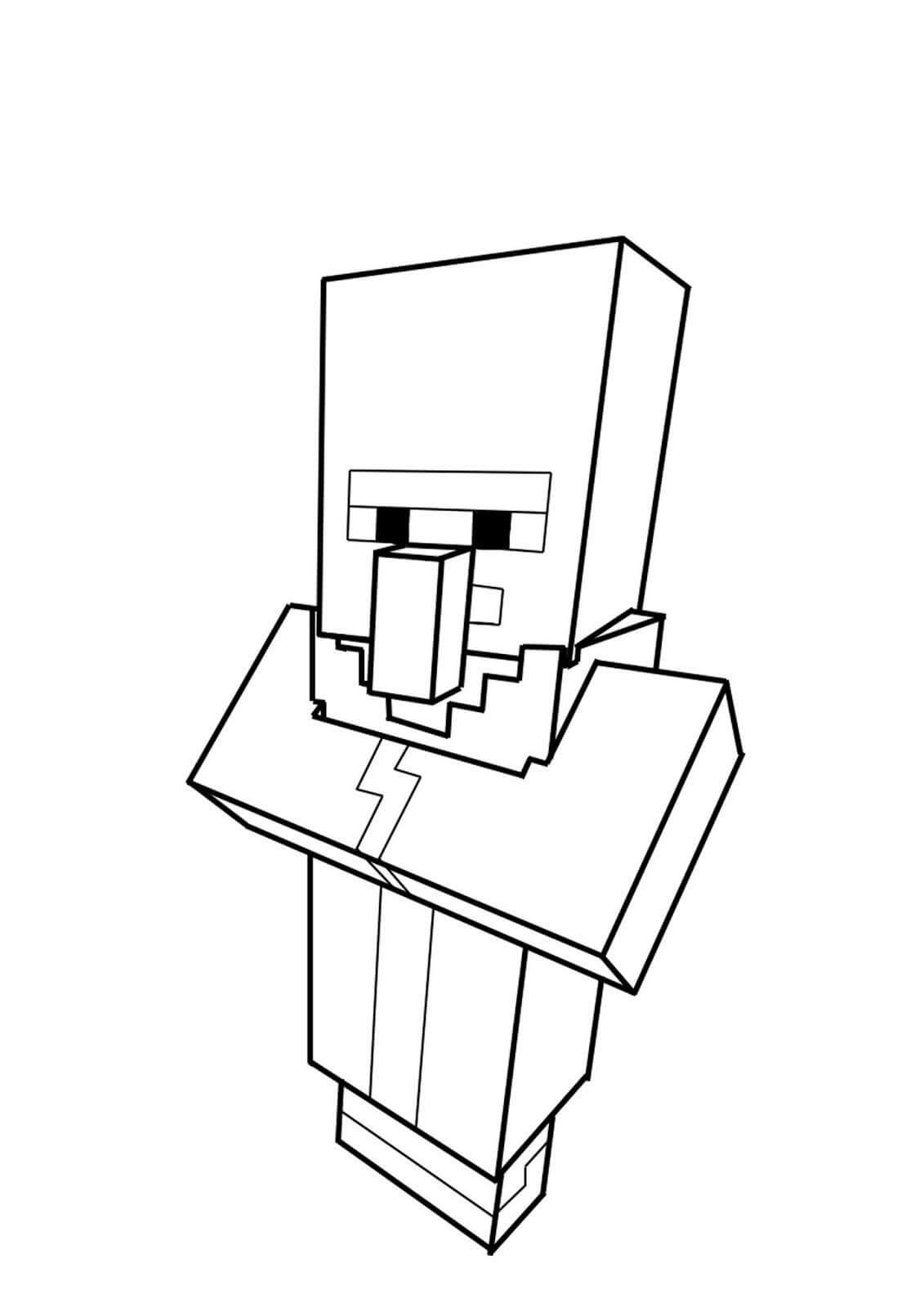 Minecraft Dungeon para Colorear