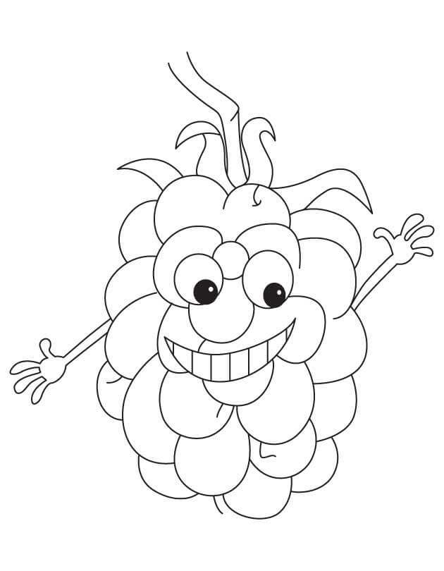 dibujo diversion mora para colorear