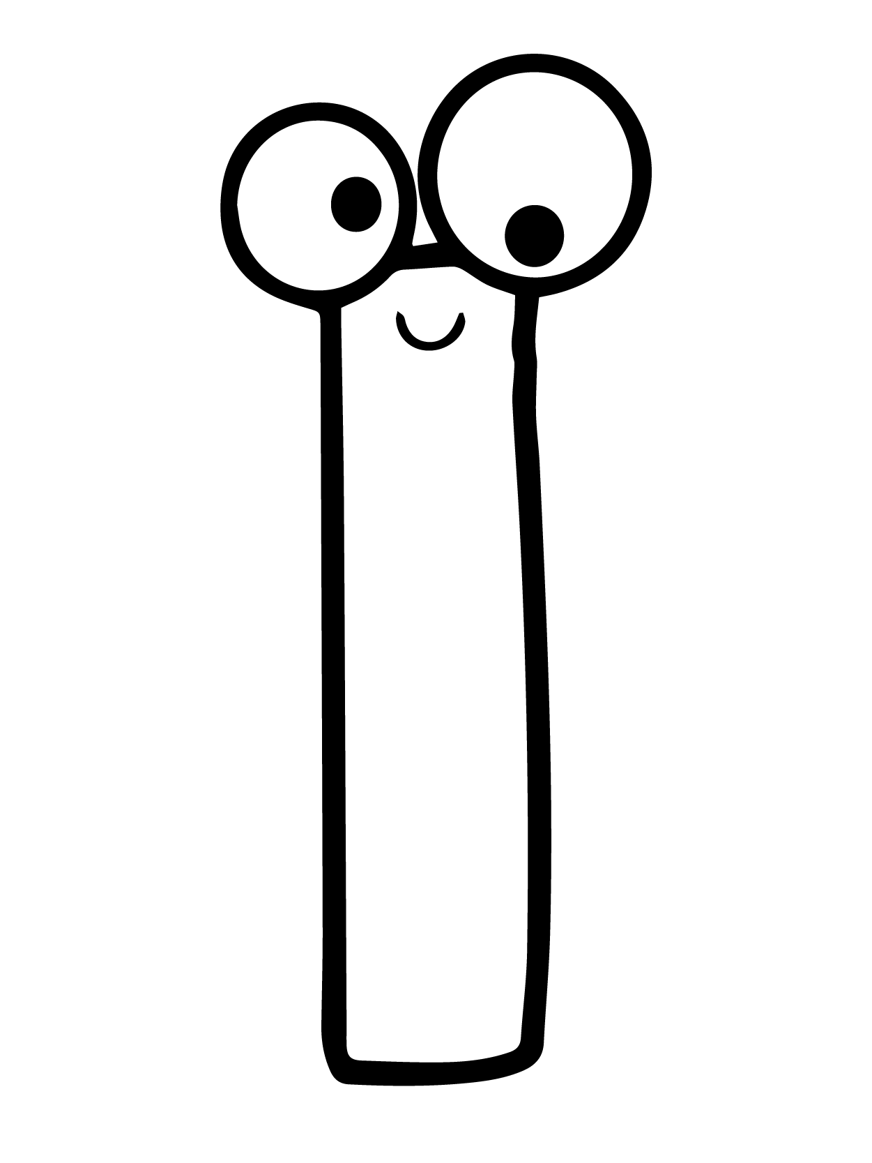 dibujo number lore 1 para colorear