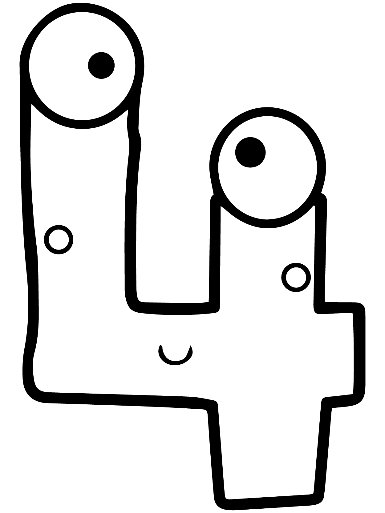 dibujo number lore 4 para colorear