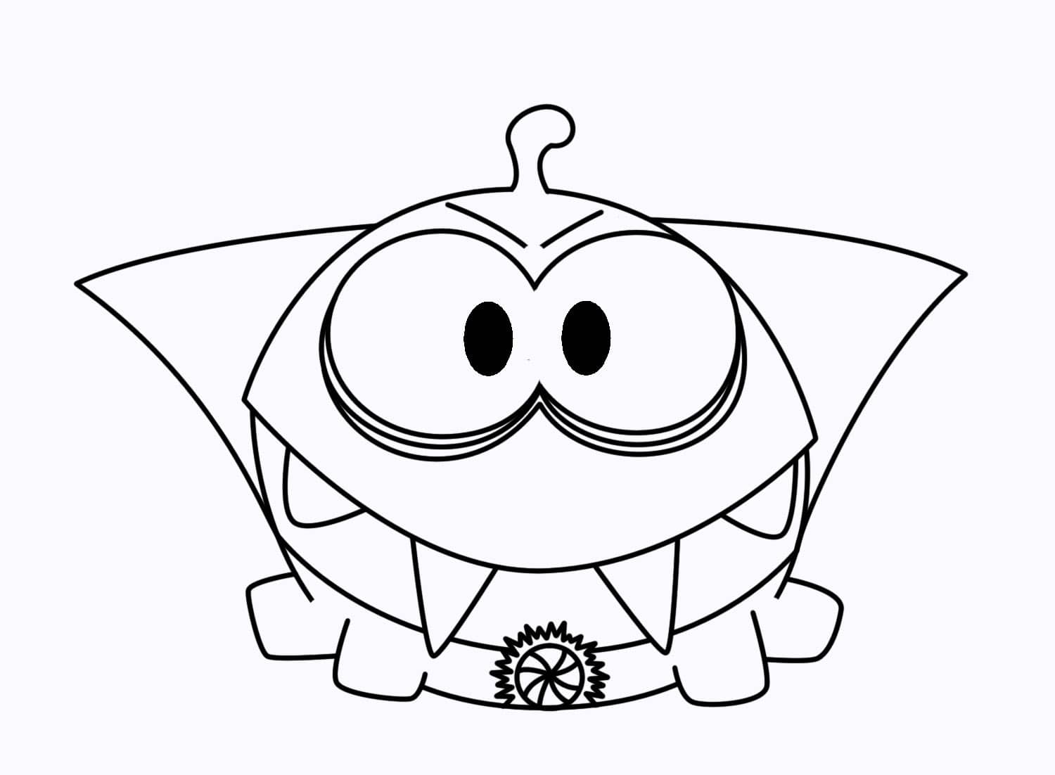 Om Nom para Colorear