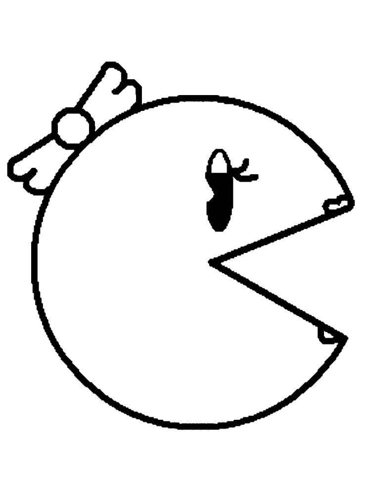 Pacman para Colorear
