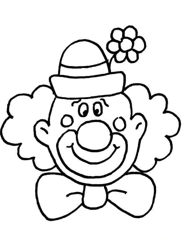 Payaso para Colorear