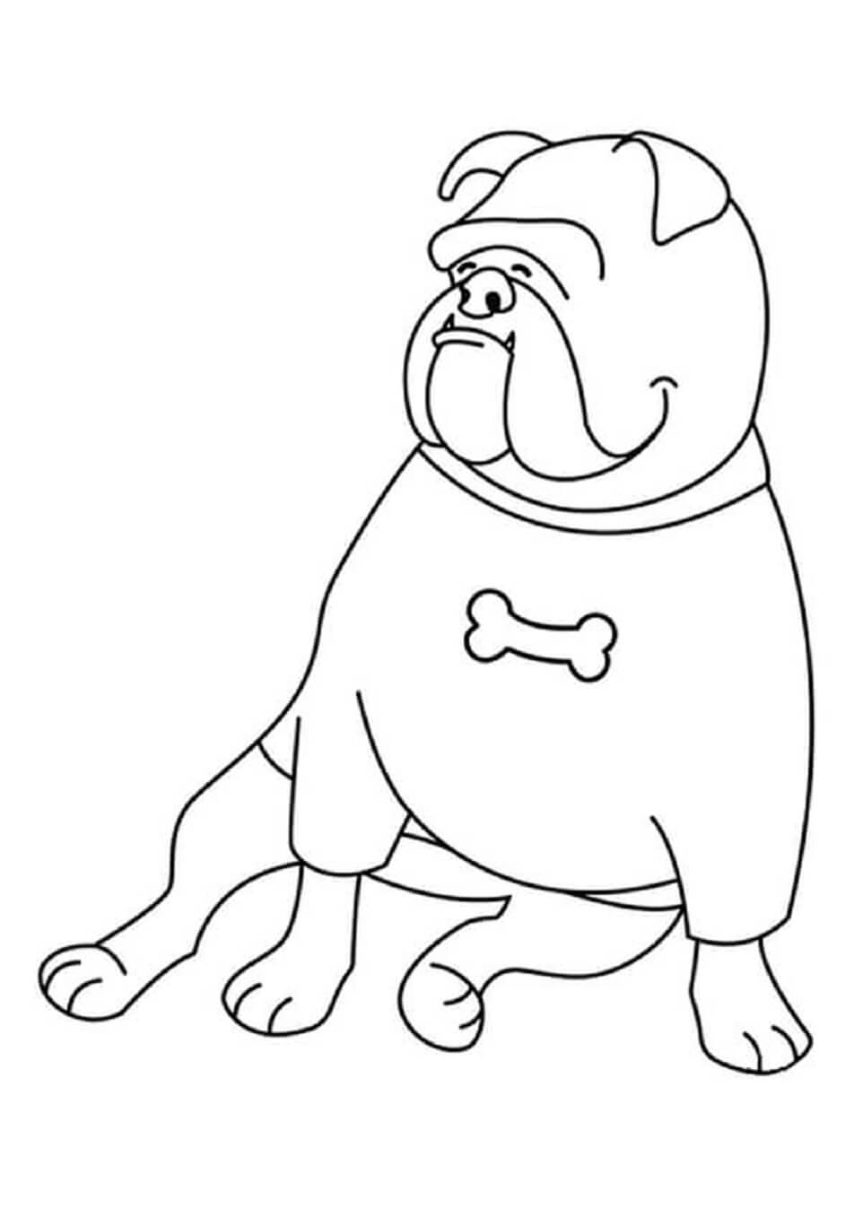 dibujo buen perro colorear
