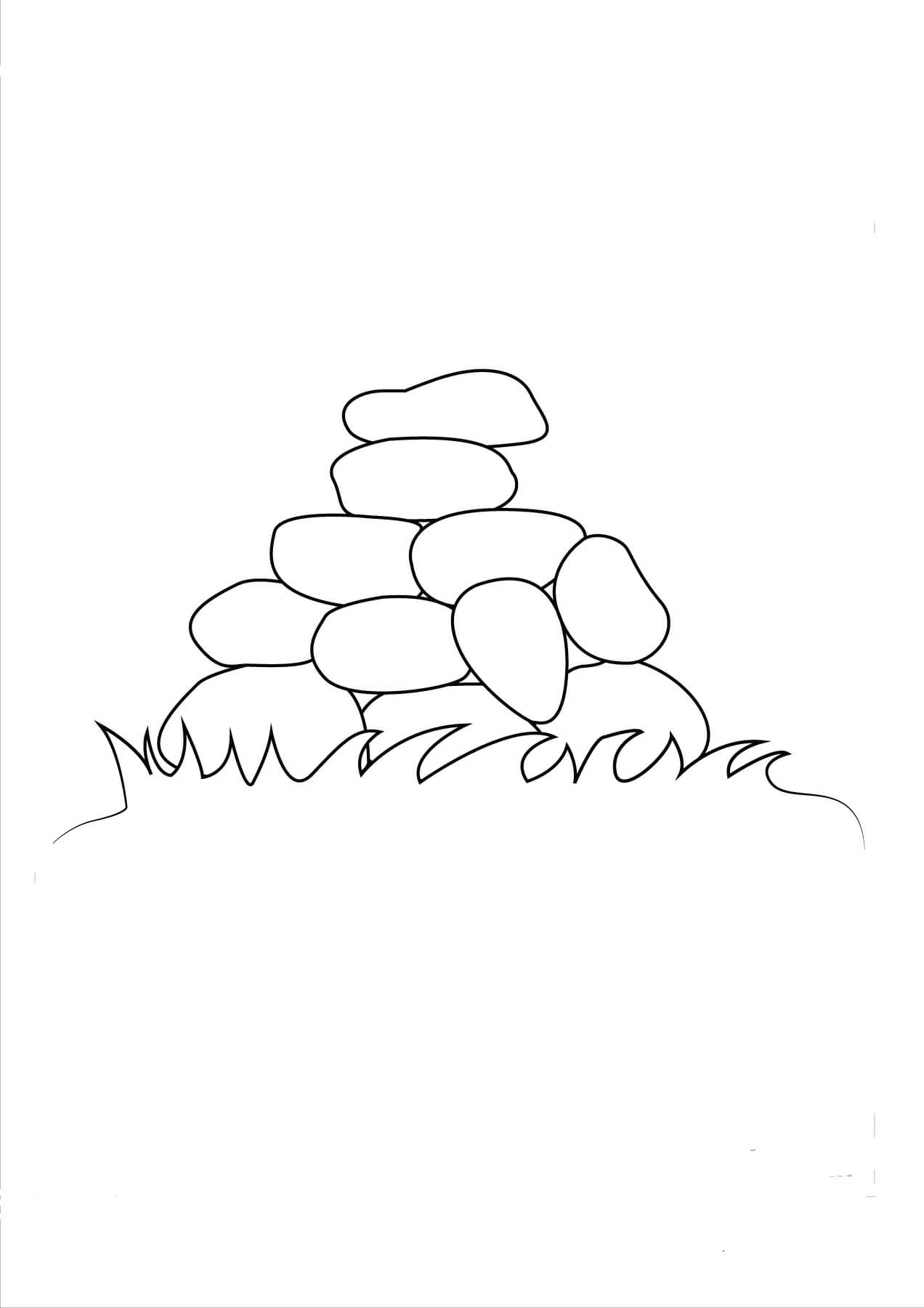 dibujo piedra para pintar