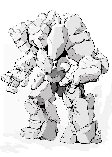 elemental de piedra