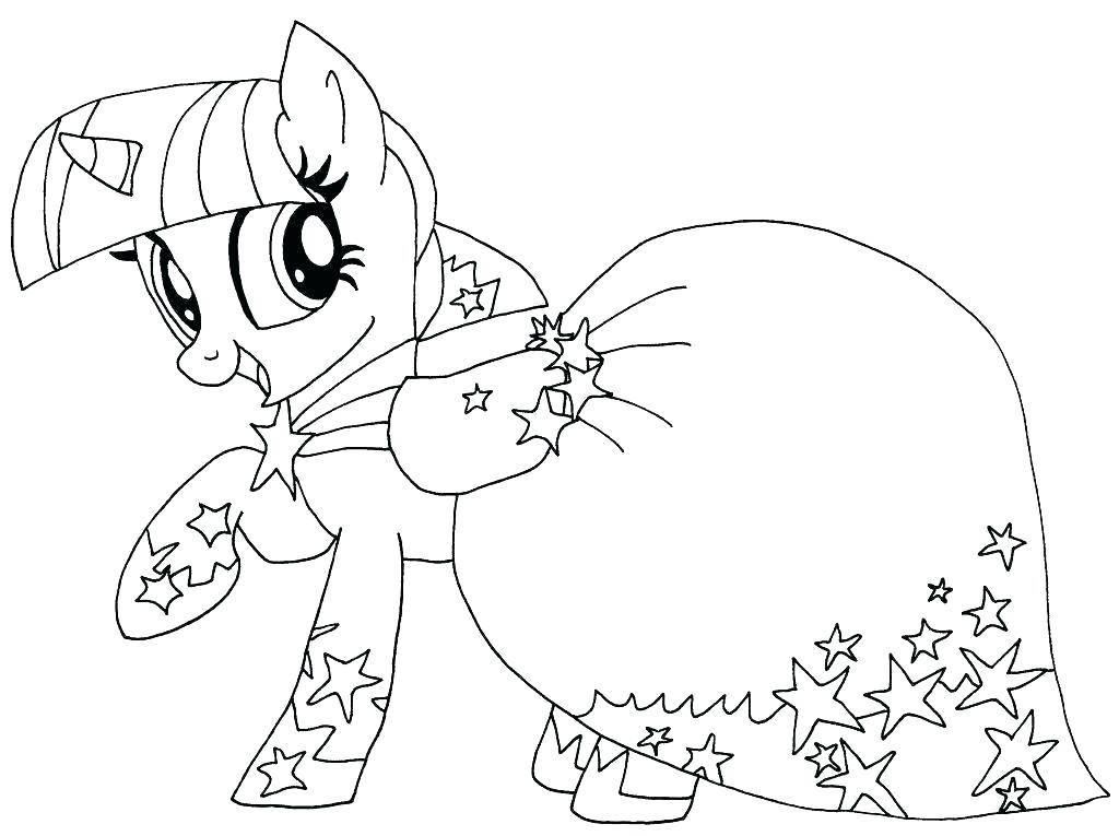 Pony para Colorear
