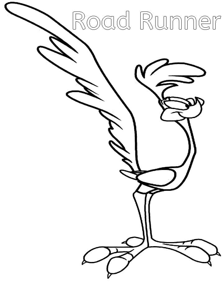 Road Runner para Colorear