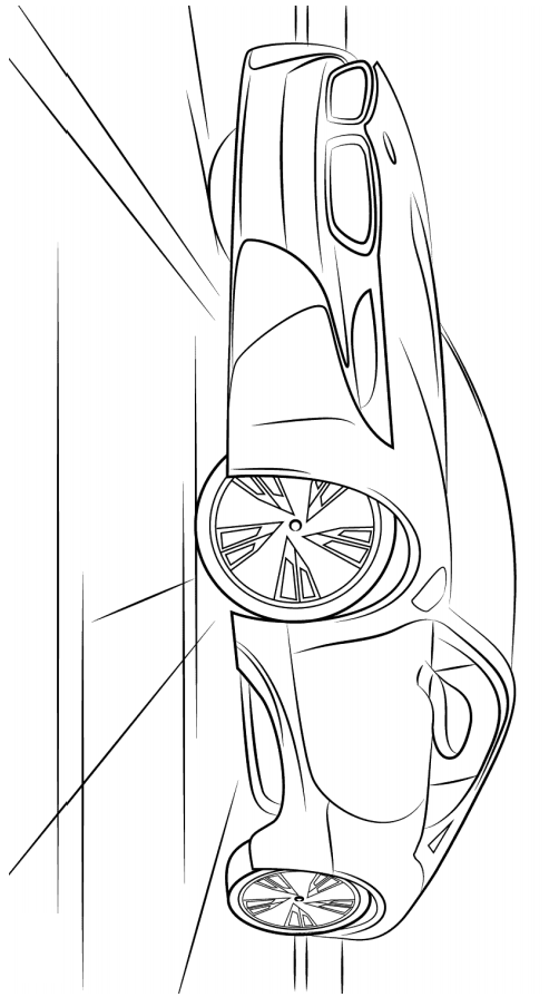 dibujo 2015 bmw i8 imprimir y colorear