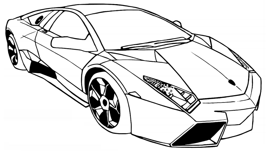 dibujo lamborghini reventon imprimir y colorear