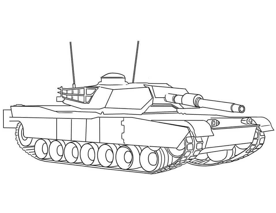 dibujo tanque fresco para imprimir y colorear