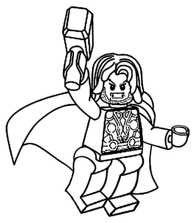 Thor para Colorear