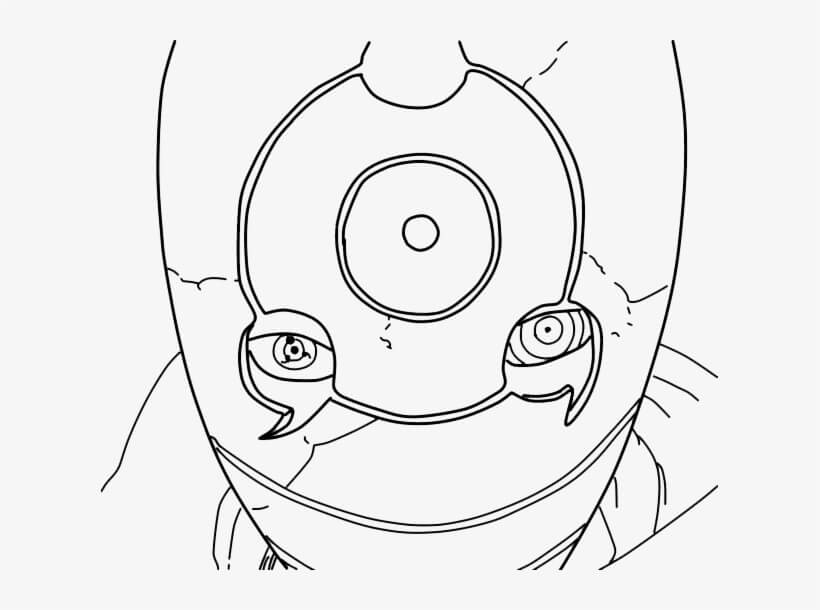 Uchiha Obito para Colorear