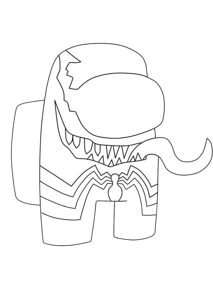 Venom para Colorear