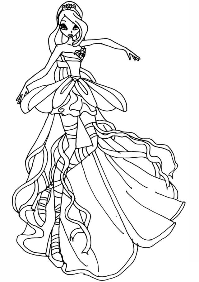 Winx para Colorear